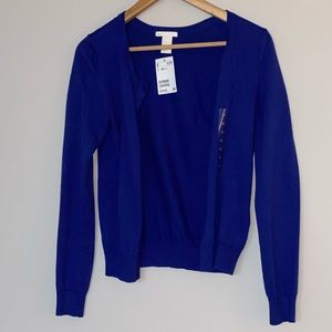 NWT Blue H&M cardigan sweater